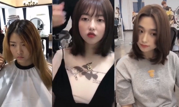 Nhờ 'phép biến hình' của thợ cắt tóc, các cô gái bỗng trở thành mỹ nữ vạn người mê