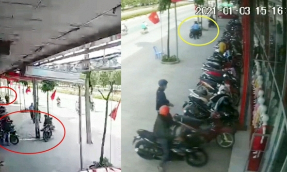 Thêm một vụ dàn cảnh cướp xe máy ở Bình Dương