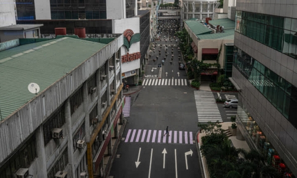 Thủ đô Manila trước và sau khi bị phong tỏa do dịch COVID-19