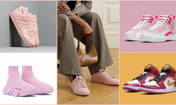 10 mẫu giày thể thao hồng ấn tượng nhất hiện nay