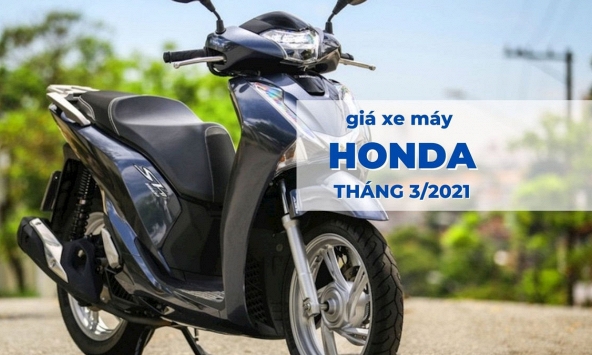Giá xe máy Honda tháng 3/2021: SH Mode vẫn đội giá cao tại đại lý