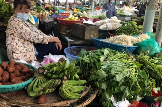 Rau xanh, thực phẩm tươi sống giảm giá tại chợ và siêu thị