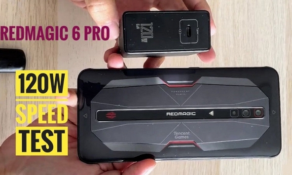 Video kiểm chứng tốc độ sạc nhanh 120W rất ấn tượng của Red Magic 6 Pro