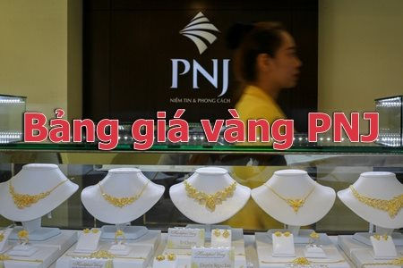 Bảng giá vàng PNJ mới nhất: Cập nhật liên tục, chính xác