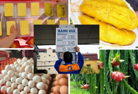 Tiêu dùng trong tuần: Giá vàng, xăng, thực phẩm đồng loạt tăng mạnh