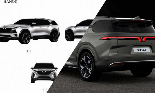 VinFast tiếp tục ra mắt thiết kế SUV 7 chỗ cỡ lớn