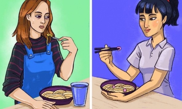 Tại sao người Nhật không uống nước trong bữa ăn