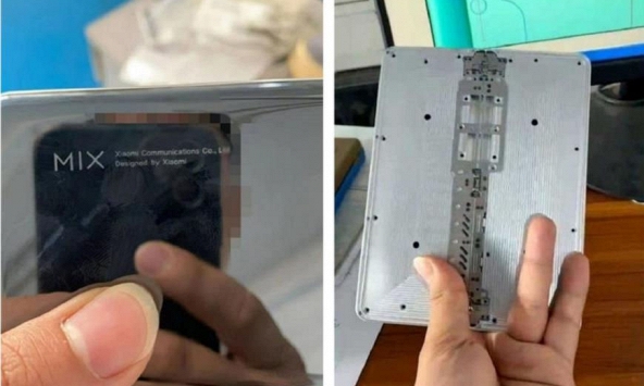 Smartphone màn hình gập của Xiaomi bất ngờ xuất hiện ngoài đời thực
