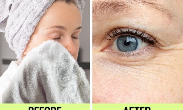 Tại sao không nên lau mặt bằng khăn tắm?