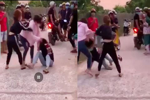 Nữ sinh lớp 7 ở An Giang bị 'bồ' của kẻ hiếp dâm mình đánh hội đồng, quay clip tung lên mạng