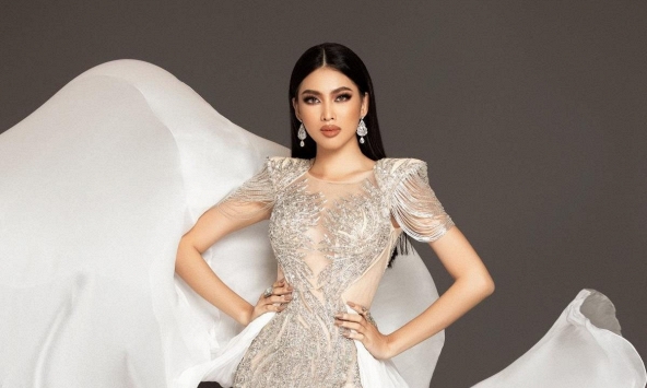 Ngắm trang phục của Á hậu Ngọc Thảo tại đêm thi bán kết Miss Grand International