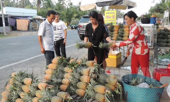 Thực phẩm ngày 3/4:  Thơm tăng giá mạnh 