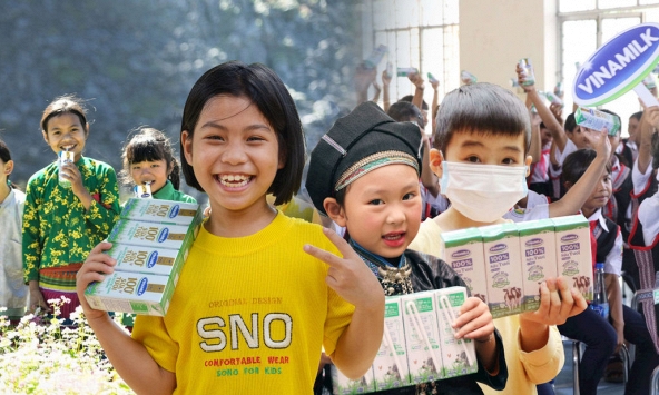 Mạng xã hội tràn ngập hạnh phúc với chương trình  'Triệu ly sữa yêu thương, triệu nụ cười hạnh phúc' của Vinamilk