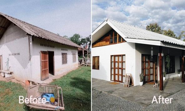 Cải tạo nhà 81m2 với 63 triệu đồng