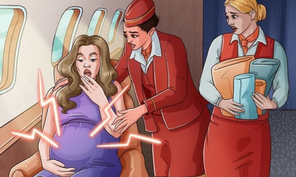 Điều gì sẽ xảy ra nếu con bạn chào đời trên máy bay?