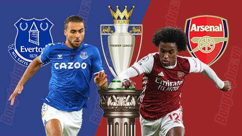 Lịch thi đấu bóng đá hôm nay 23/4: Arsenal - Everton