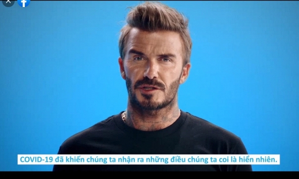David Beckham kêu gọi tiêm vắc xin bảo vệ bản thân và cộng đồng