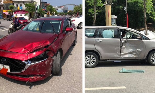 Madaz 'ôm cua' mất lái gây tai nạn kinh hoàng