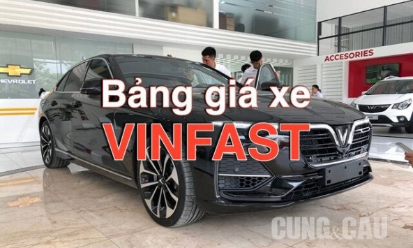 Bảng giá ô tô VinFast tháng 5/2021