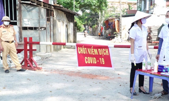 15h hôm nay, lập 9 chốt kiểm soát dịch COVID-19 các tuyến đường trọng yếu Vĩnh Phúc