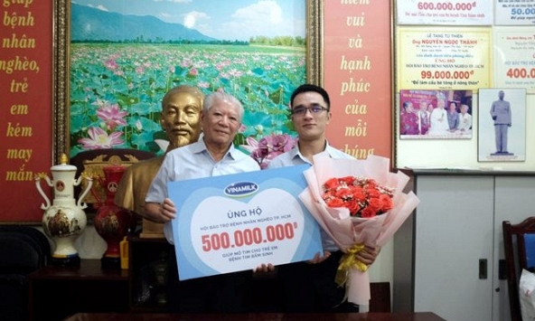 Vinamilk tiếp tục chương trình hỗ trợ kinh phí mổ tim  cho trẻ em nghèo trong năm 2021