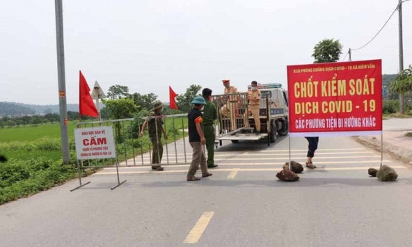 Bắc Ninh tiếp tục giãn cách xã hội toàn huyện Yên Phong 