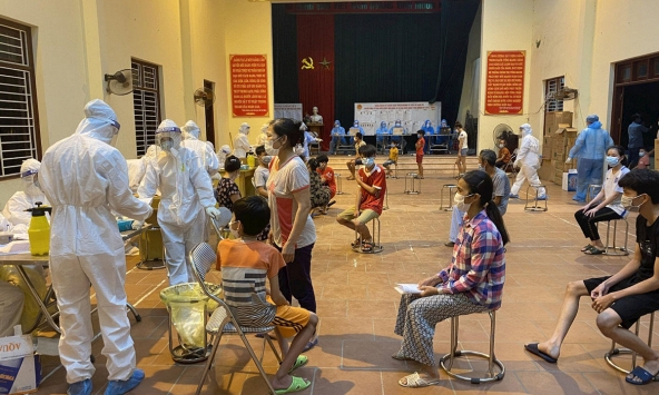 Thành phố Bắc Ninh giãn cách xã hội 