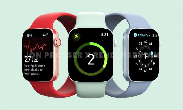 Concept Apple Watch Series 7 xuất hiện: Thiết kế cạnh phẳng giống iPhone 12, nhiều màu sắc
