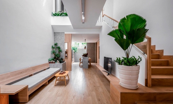 Nhà đẹp với thiết kế xanh ở quận 2