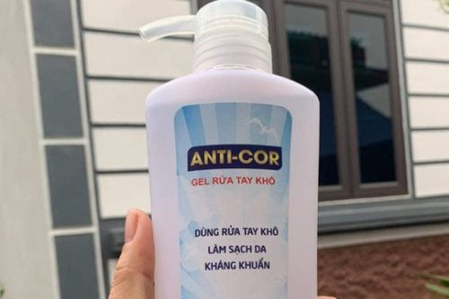 Thu hồi gel rửa tay khô ANTI-COR trên toàn quốc
