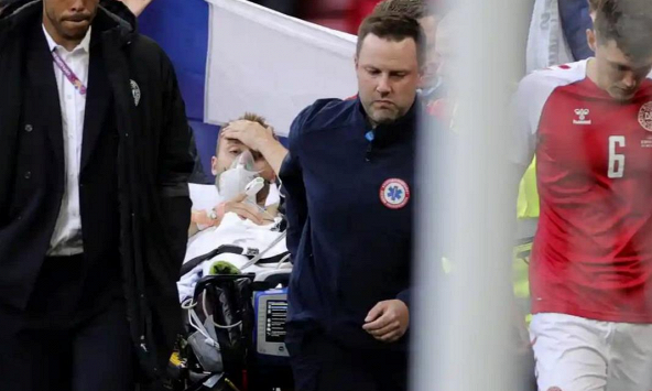 Eriksen bất ngờ đổ gục trên sân, trận đấu giữa Đan Mạch và Phần Lan bị hoãn