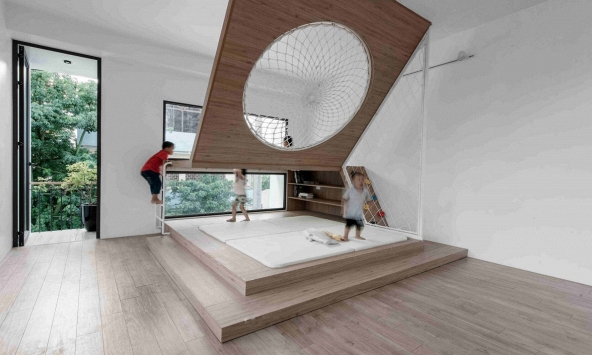 Nhà đẹp Thanh Hóa, ấn tượng với không gian cho trẻ