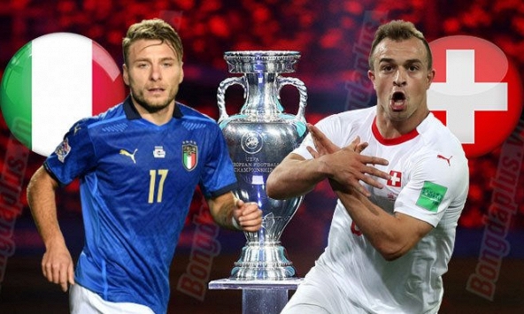 Lịch thi đấu bóng đá hôm nay 17/6/2021: Italia vs Thụy Sỹ