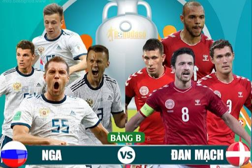 Link xem trực tiếp Nga vs Đan Mạch, 2h ngày 22/6