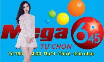 Xổ số Vietlott 23/6/2021 - Trực tiếp Vietlott Mega 6/45 thứ 4 ngày 23/6/2021