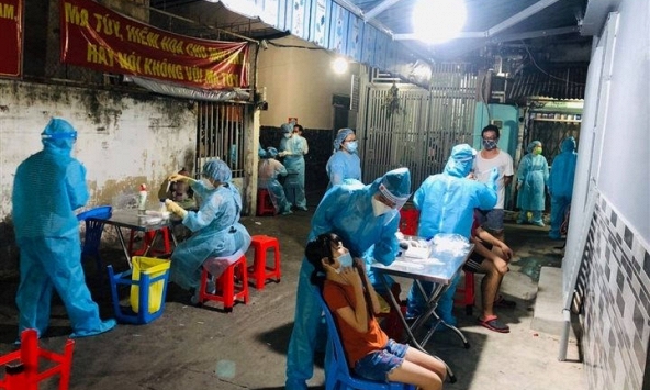 TP.HCM: Phong tỏa chợ Sơn Kỳ, xét nghiệm COVID-19 diện rộng cư dân quanh chợ