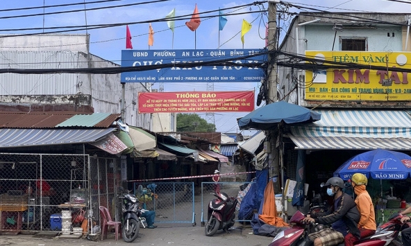 TP.HCM: Quận Bình Tân đề xuất tiếp tục phong tỏa 3 khu phố thêm 14 ngày