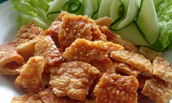 Món ngon mỗi ngày: Cách làm da heo chiên giòn không cần phơi nắng