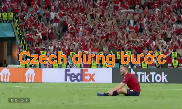 Highlight CH Czech vs Đan Mạch: 'Những chú lính chì' vào bán kết Euro 2020