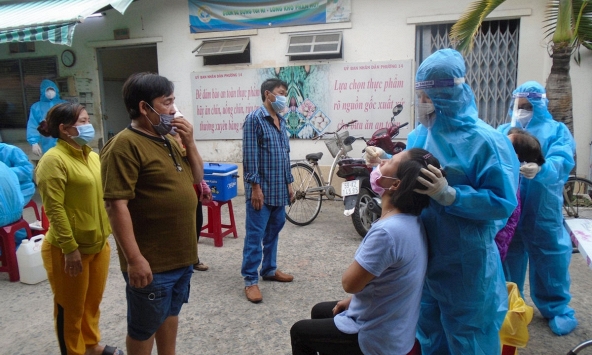 TP.HCM phát hiện ổ dịch mới ở quận Tân Bình với 109 ca dương tính COVID-19
