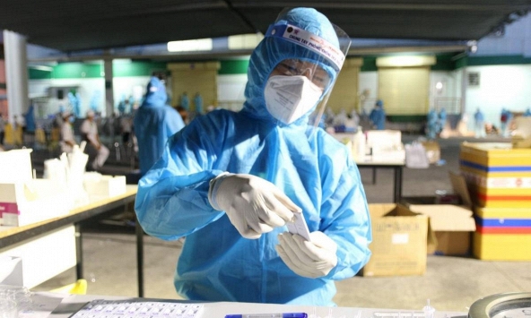 Thêm 593 ca mắc COVID-19 trong nước sáng 10/7, TP.HCM có 520 ca