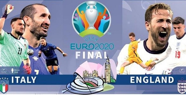 Xem trực tiếp chung kết Euro 2020 Italia vs Anh, lúc 2h ngày 12/7