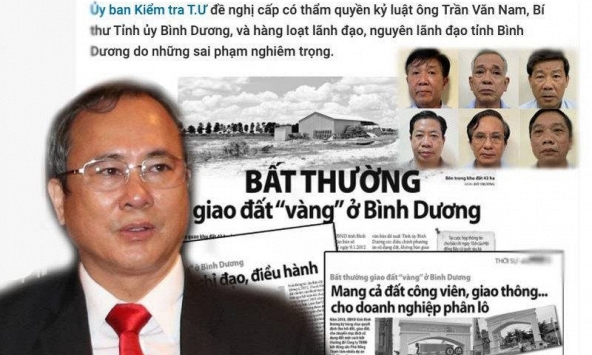 Nguyên Bí thư Bình Dương Trần Văn Nam bị bắt