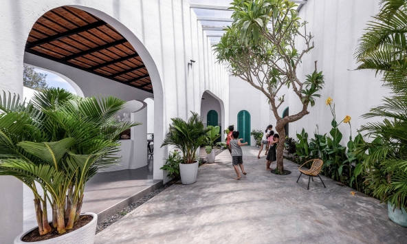 Nhà đẹp Phú Yên ấn tượng với thiết kế nhiều không gian cho trẻ