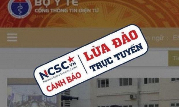 Cảnh báo việc lừa tiền cứu trợ COVID-19 trên trang thông tin giả mạo Bộ Y tế