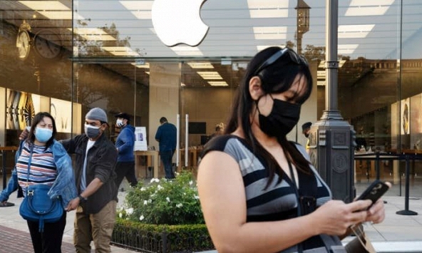 Apple sẽ yêu cầu đeo khẩu trang tại các cửa hàng ở Mỹ bất kể tình trạng tiêm chủng