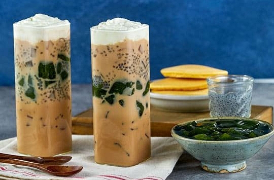 Món ngon mỗi ngày: Cách làm trà sữa hạt é sương sâm
