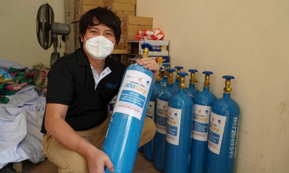 Từ ATM gạo đến ATM-Oxy hỗ trợ điều trị bệnh nhân COVID-19