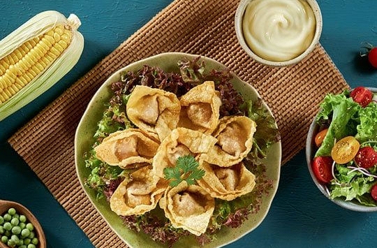 Món ngon mỗi ngày: Cách làm món hoành thánh bắp chiên
