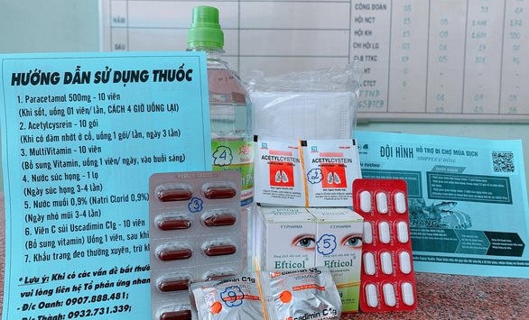 Có gì trong túi thuốc hỗ trợ F0 điều trị tại nhà?